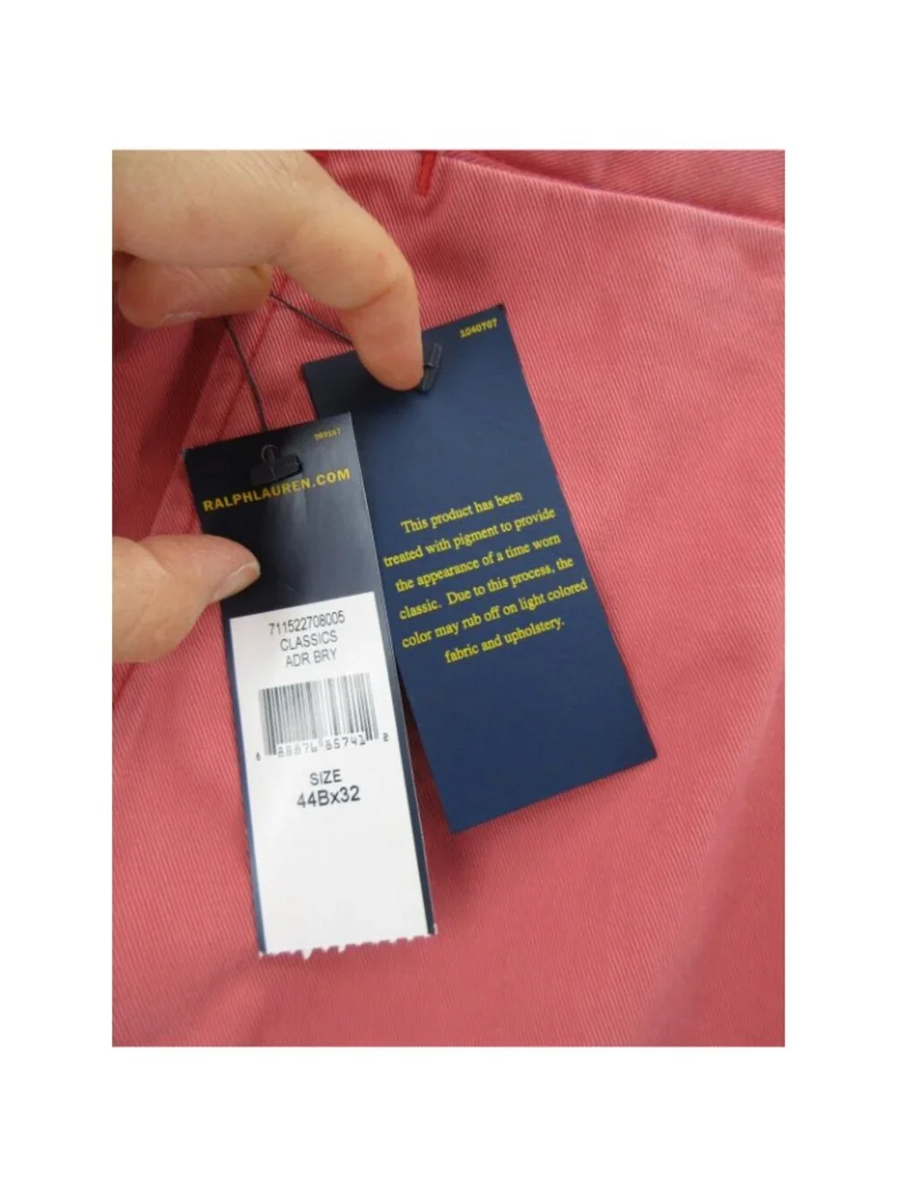 Polo Ralph Lauren Pants 44X32 Big Chino Trousers Straight Classic Fit